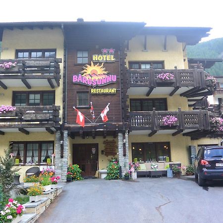 Hotel Bärgsunnu Saas-Grund Exteriör bild