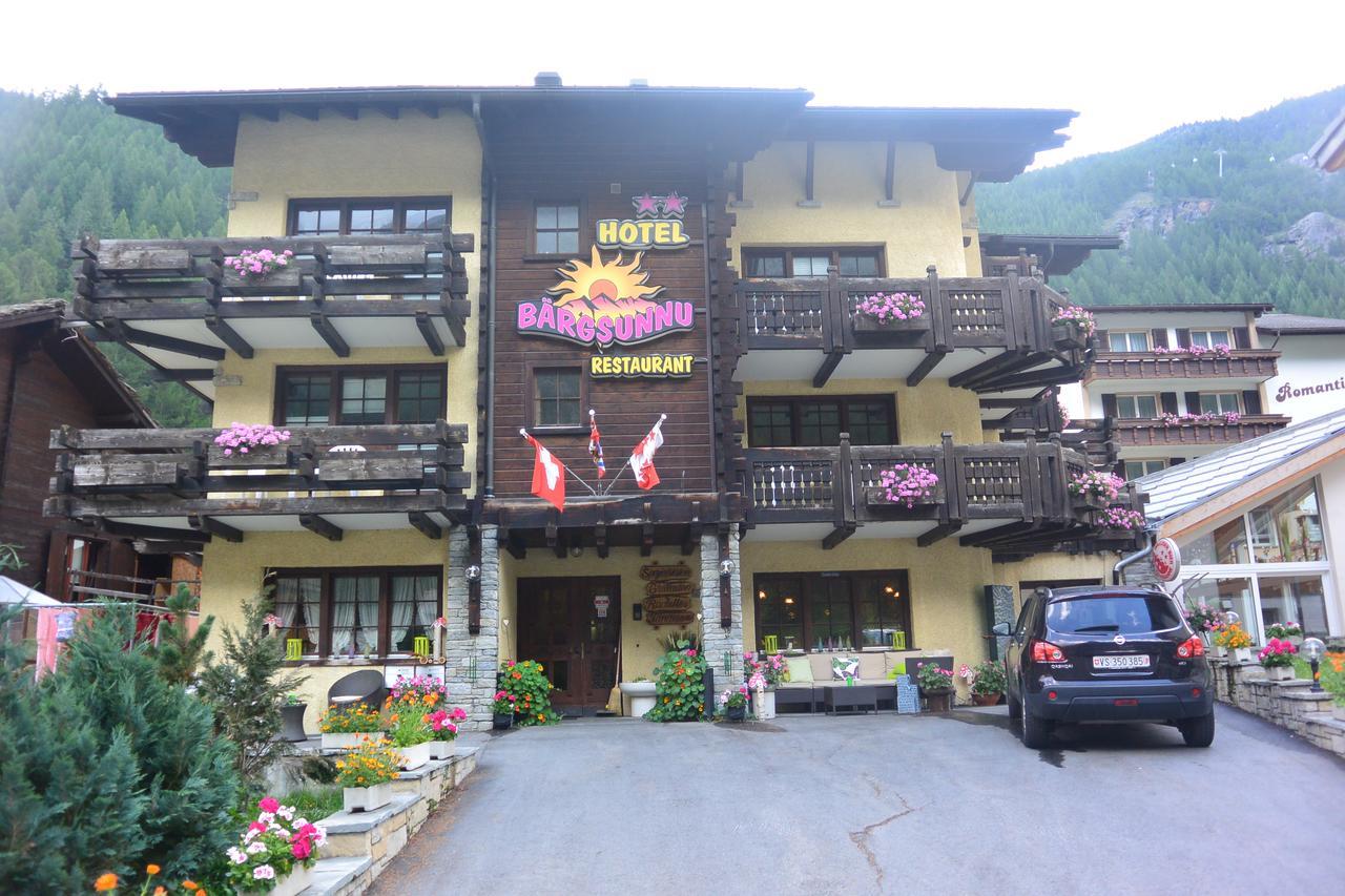 Hotel Bärgsunnu Saas-Grund Exteriör bild